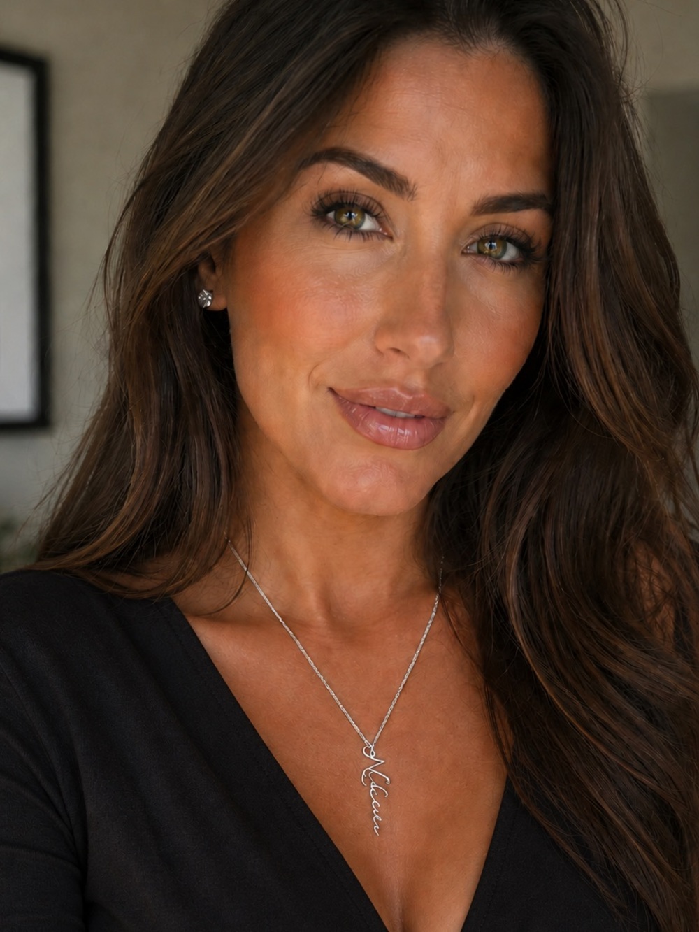 Silver Script Name Necklace - Personalized Nicole- Women’s Jewelry